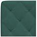 Cuscino Testiera Verde Scuro 180 cm in Velluto - Foto miniatura 8