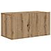 Set mobile TV 8 pcs rovere artigianale 80 x 30 x 30 cm - Foto miniatura 7