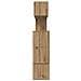 Set mobile TV 8 pcs rovere artigianale 80 x 30 x 30 cm - Foto miniatura 9