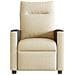 Poltrona Reclinabile in Tessuto Crema - Foto miniatura 3