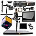 Mikroscopio Digitale Earth Pro Mcep-0.5x - Zoom 7x-45x, Display 8"" | Oculare 360°, Illuminatore 56xled, Camera Pegasus Pro - Foto miniatura 1