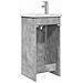 Mobile da bagno con lavabo Grigio Cemento 42 x 40 x 84,5 cm - Foto miniatura 5