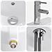 Mobile da bagno con lavabo Grigio Cemento 42 x 40 x 84,5 cm - Foto miniatura 7