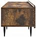 Mobile TV Rovere Fumo 147 x 34,5 x 32 cm Legno ingegnerizzato - Foto miniatura 5