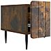 Mobile TV Rovere Fumo 147 x 34,5 x 32 cm Legno ingegnerizzato - Foto miniatura 7