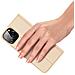 Skin Pro Bookcase Tipo Custodia Per Iphone 13 Pro Max Dorata - Foto miniatura 1