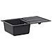 Lavello cucina con gocciolatoio Granito 76,5 cm x 46 cm x 28 cm - Foto miniatura 1