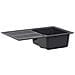Lavello cucina con gocciolatoio Granito 76,5 cm x 46 cm x 28 cm - Foto miniatura 3