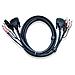 Cavo KVM a singolo collegamento USB DVI-I 3M   - Foto miniatura 1