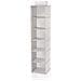Scaffale Da Armadio Appendere Grigio 30x30x125 Cm 80004 - Foto miniatura 1