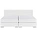 Letto Boxspring In Pelle Bianca 180 X 200 Cm President - Foto miniatura 18