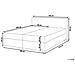 Letto Boxspring In Pelle Bianca 180 X 200 Cm President - Foto miniatura 23