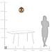 Lampadario Sferico In Vetro Dorato Asaro - Foto miniatura 15