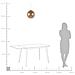 Lampadario Sferico In Vetro Dorato Asaro - Foto miniatura 14