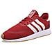 Scarpe Uomo N-5923 Taglia 44 - Colore: Rosso / bianco - Foto miniatura 4