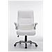 Sedia Ufficio XXL Villach in Similpelle I Poltrona Studio con Braccioli Reclinabili I Poltrona Ergonomica Regolabile con Portata 150 kg Bianco - Foto miniatura 2