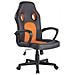 Sedia Gaming Ufficio Elbing in Similpelle I Poltrona Racing Scrivania con Braccioli E Rotelle I Poltrona Direzionale Ergonomica Nero / Arancione - Foto miniatura 1
