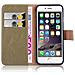 Custodia Compatibile Con Apple Iphone 6 / Iphone 6s In Marrone Cappuccino - Coperchio Protettiva Con Chiusura Magnetica, Funzione Stand E Tasca Per Le Carte - Foto miniatura 7