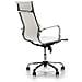 Poltrona Da Ufficio London Tilt Bianco, Pelle Sintetica, Poltrona Direzionale Con Poggiatesta E Imbottita Cuscino, Regolabile In Altezza - Foto miniatura 5