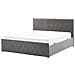 Letto In Velluto Grigio Con Contenitore 160 X 200 Cm Rochefort - Foto miniatura 7