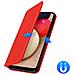 Custodia Samsung Galaxy A02s Portacarte Supporto Similpelle Rosso - Foto miniatura 5