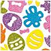 Aw148 Pasqua Glitter Stickers Gommapiuma (pacchetto Di 100) Abbellimenti Per I Bambini Di Pasqua Arti E Mestieri - Foto miniatura 4