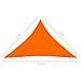 Parasole a Vela Tessuto Oxford Triangolare 3x3x4,24m Arancione - Foto miniatura 6