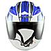 Casco Moto Jet Scooter Visiera Doppia Certificato Ece22-05 Bianco Blu Xl - Foto miniatura 7