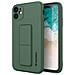 Cover Per Iphone 11 Cavalletto Pieghevole Magnetico Verde Scuro - Foto miniatura 6