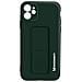 Cover Per Iphone 11 Cavalletto Pieghevole Magnetico Verde Scuro - Foto miniatura 1