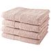 Set Di 4 Asciugamani Da Bagno 100% Cotone - 50x100 Cm - Sand Rose - Foto miniatura 2