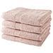 Set Di 4 Asciugamani Da Bagno 100% Cotone - 50x100 Cm - Sand Rose - Foto miniatura 1