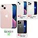 Custodia Compatibile Con Apple Iphone 13 In Rosa Fiore - Coperchio Protettivo In Design Floreale Con Chiusura Magnetica, Funzione Stand E Slot Per Carte - Foto miniatura 2