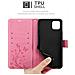 Custodia Compatibile Con Apple Iphone 13 In Rosa Fiore - Coperchio Protettivo In Design Floreale Con Chiusura Magnetica, Funzione Stand E Slot Per Carte - Foto miniatura 6