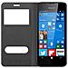 Custodia Compatibile Con Nokia Lumia 550 In Rosso Zafferano - Coperchio Protettivo Con Chiusura Magnetica, Funzione Stand E 2 Finestre Di Visualizzazione - Foto miniatura 6