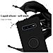 Custodia Compatibile Con Samsung Galaxy S10 Plus In Liquid Nero - Coperchio Protettivo In Silicone Tpu Flessibile Con Anello - Foto miniatura 2