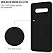 Custodia Compatibile Con Samsung Galaxy S10 Plus In Liquid Nero - Coperchio Protettivo In Silicone Tpu Flessibile Con Anello - Foto miniatura 4