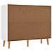 Credenza Bianca 90x30x72 cm in Legno Multistrato - Foto miniatura 2