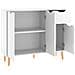 Credenza Bianca 90x30x72 cm in Legno Multistrato - Foto miniatura 3