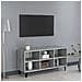 Mobile Tv Con Gambe In Metallo Grigio Sonoma 103,5x30x50 Cm - Foto miniatura 1