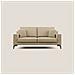 Prestige Divano Moderno In Microfibra T11 Beige - Foto miniatura 1
