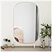 Specchio Da Parete Argento 80x50 Cm - Foto miniatura 1