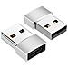 Adattatore Da Type-c Femmina A Usb A 2.0 Maschio Silver - Foto miniatura 2