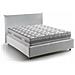 Letto Piazza E Mezza Ornella, Letto Contenitore Con Rivestimento In Tessuto, 100% Made In Italy, Apertura Frontale, Adatto Per Materasso Cm 120x190, Bianco - Foto miniatura 2