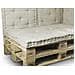 Cuscino Mattonella Per Seduta-schienale Divani Pallet Cuscino Per Bancale 80x120 80x120 Beige - Foto miniatura 2