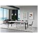 Tavolo Allungabile 90x90/246 Cm Rio Telaio Antracite - Bianco Frassino - Foto miniatura 4