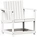 Sedia da Giardino Bianca 62x56x77 cm in Legno Massello di Pino - Foto miniatura 2