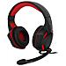 Cuffie Da Gaming 40 Mm Power Bass Archetto E Microfono Regolabili, Nero / Rosso - Foto miniatura 1