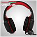 Cuffie Da Gaming 40 Mm Power Bass Archetto E Microfono Regolabili, Nero / Rosso - Foto miniatura 2