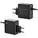 EW3978 Caricabatterie Per Dispositivi Mobili Computer Portatile Nero AC Ricarica Rapida Interno - Foto miniatura 2